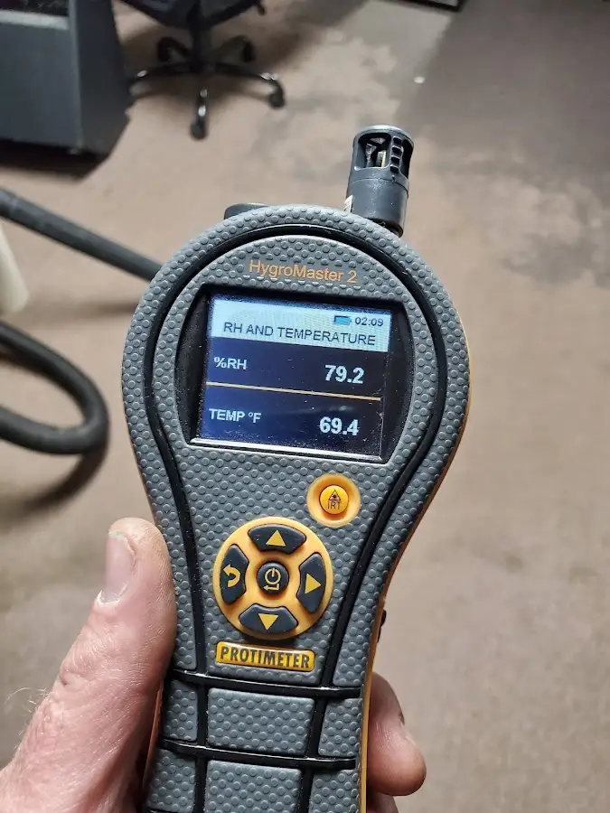 Moisture meter humidity assessment for Mold Remediation & Removal in Lower Allen